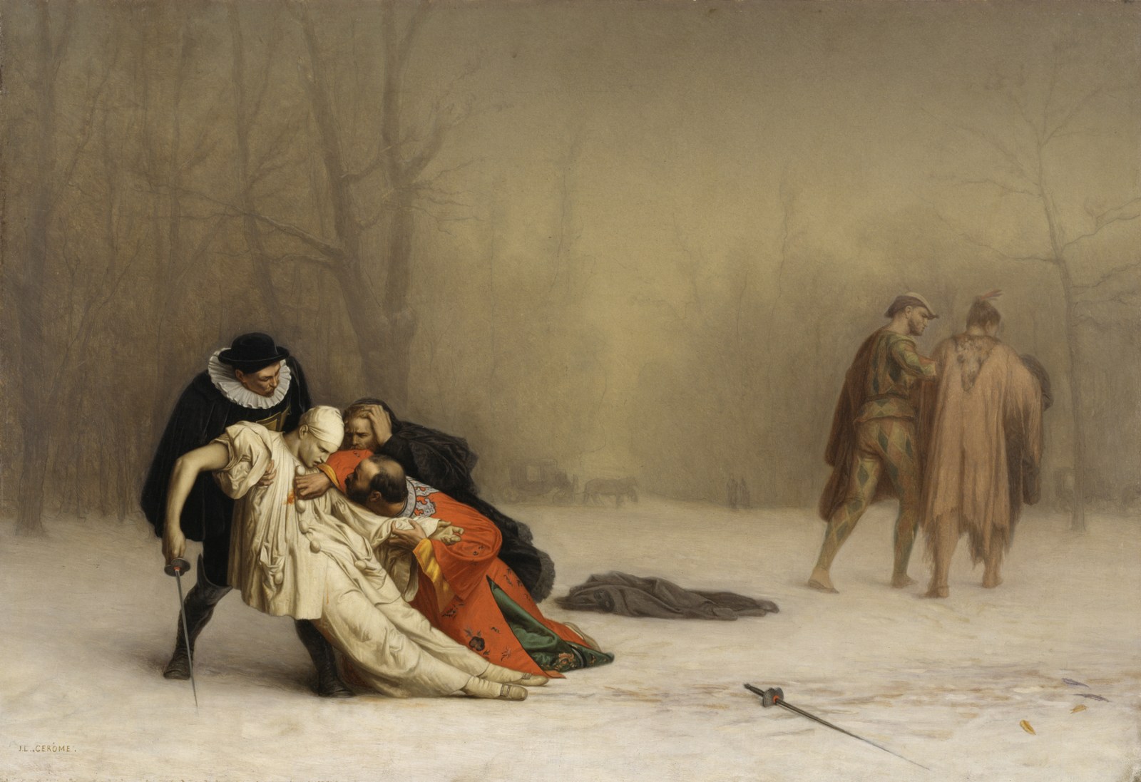 «Дуэль после маскарада» Жана-Леона Жерома, 1857–1859